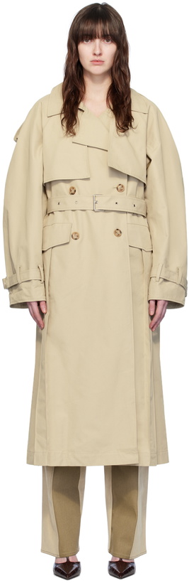 Photo: Elleme Beige Double-Breasted Trench Coat