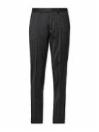 Mr P. - Philip Slim-Fit Wool-Twill Suit Trousers - Gray
