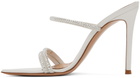 Gianvito Rossi White Cannes Heeled Sandals