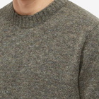 A.P.C. Men's Lucas Alpaca Crew Knit in Khaki Mix