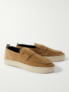 Officine Creative - Bug Suede Penny Loafers - Brown