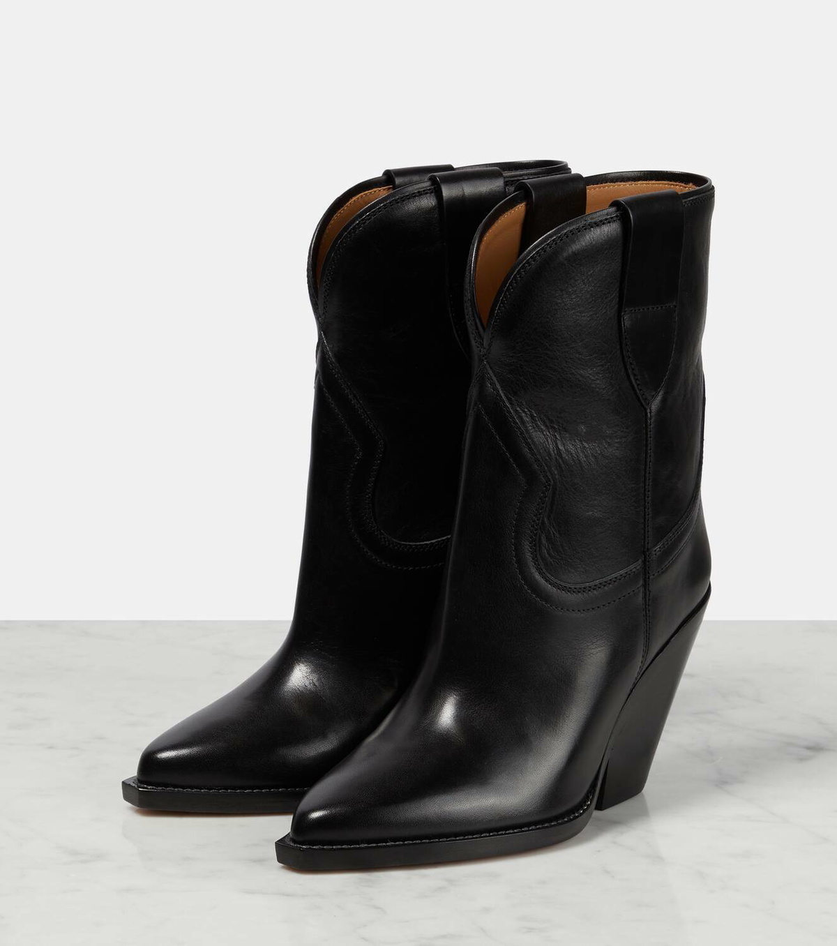 ブーツその他 ISABEL MARANT Leyane leather boots BLACK Isabel Marant Leyane leather boots Isabel Marant