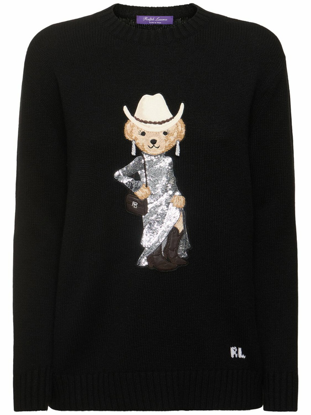 Photo: RALPH LAUREN COLLECTION Western Bear Cashmere Crewneck Sweater