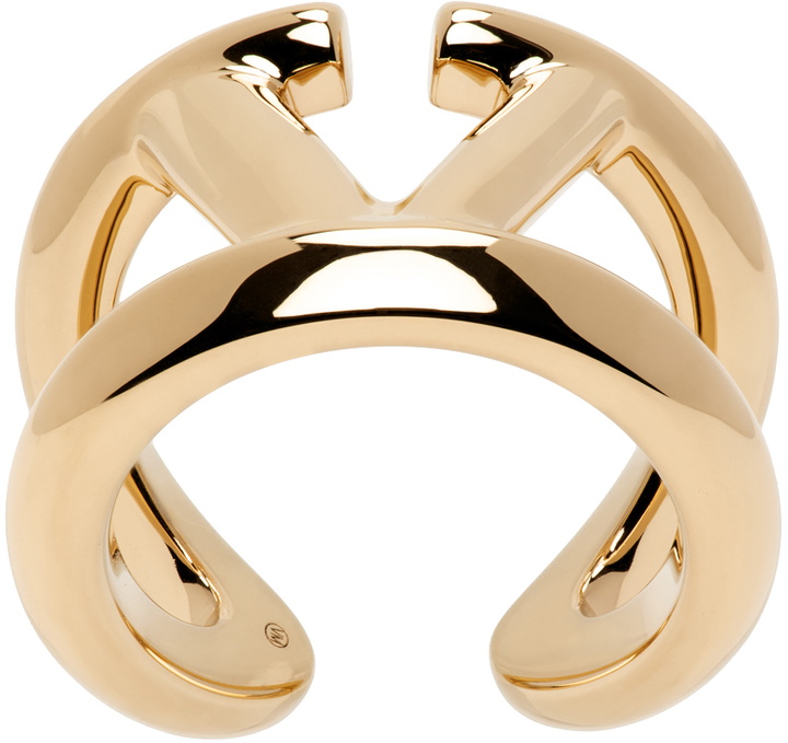 Photo: Valentino Garavani Gold VLogo Ring