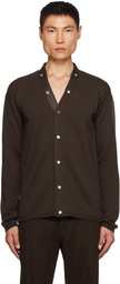 Rick Owens Brown Peter Cardigan