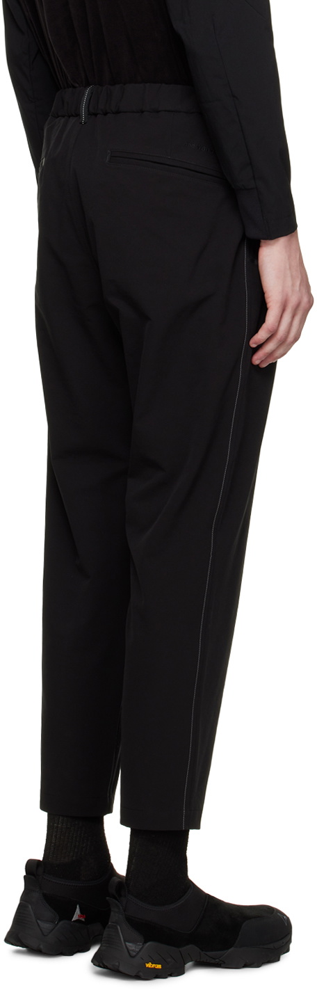 Black Frazer Side Stripe Tapered Trousers - BrandAlley