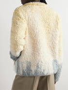Jil Sander - Tie-Dyed Cotton-Fleece Jacket - Neutrals