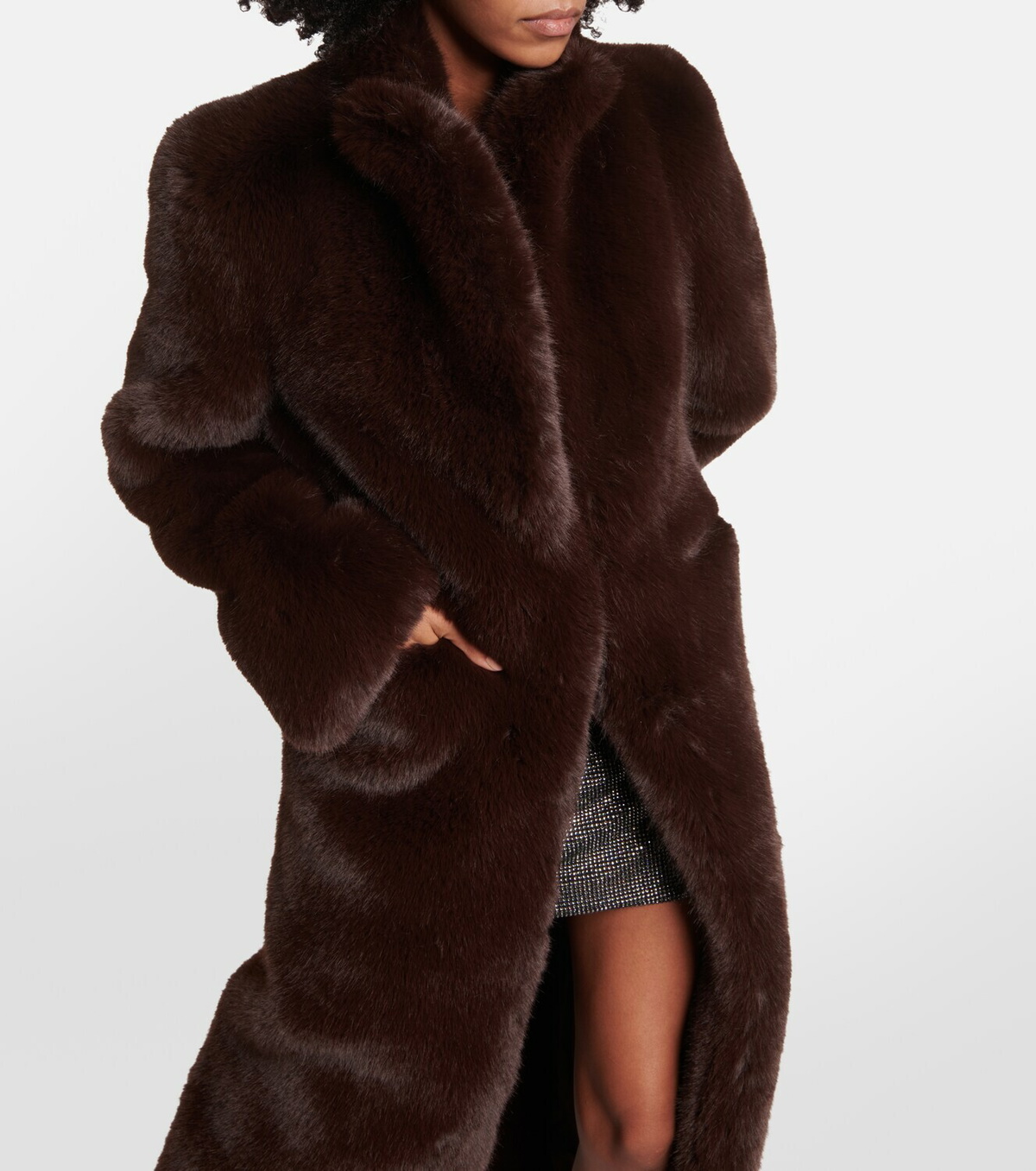 Giuseppe di Morabito Faux fur coat Giuseppe di Morabito