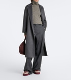 Mou 24 shearling-lined velvet ankle boots