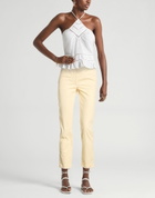 Manila Grace Womens Pants Pastel in Yellow