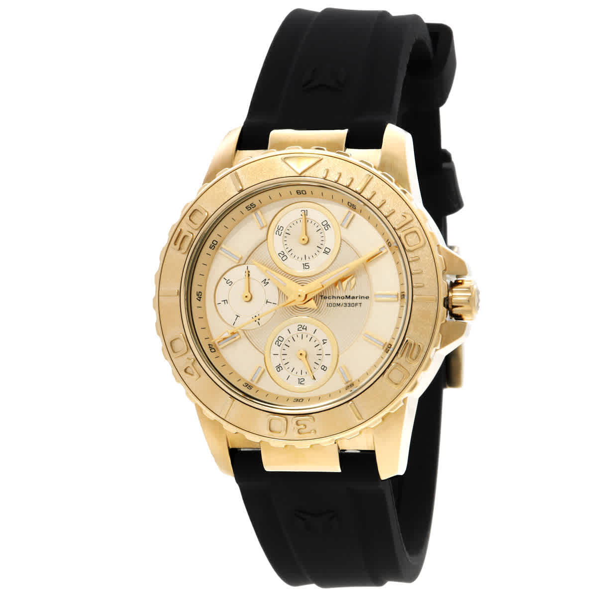 Technomarine Sea Quartz Gold Dial Ladies Watch TM-725016