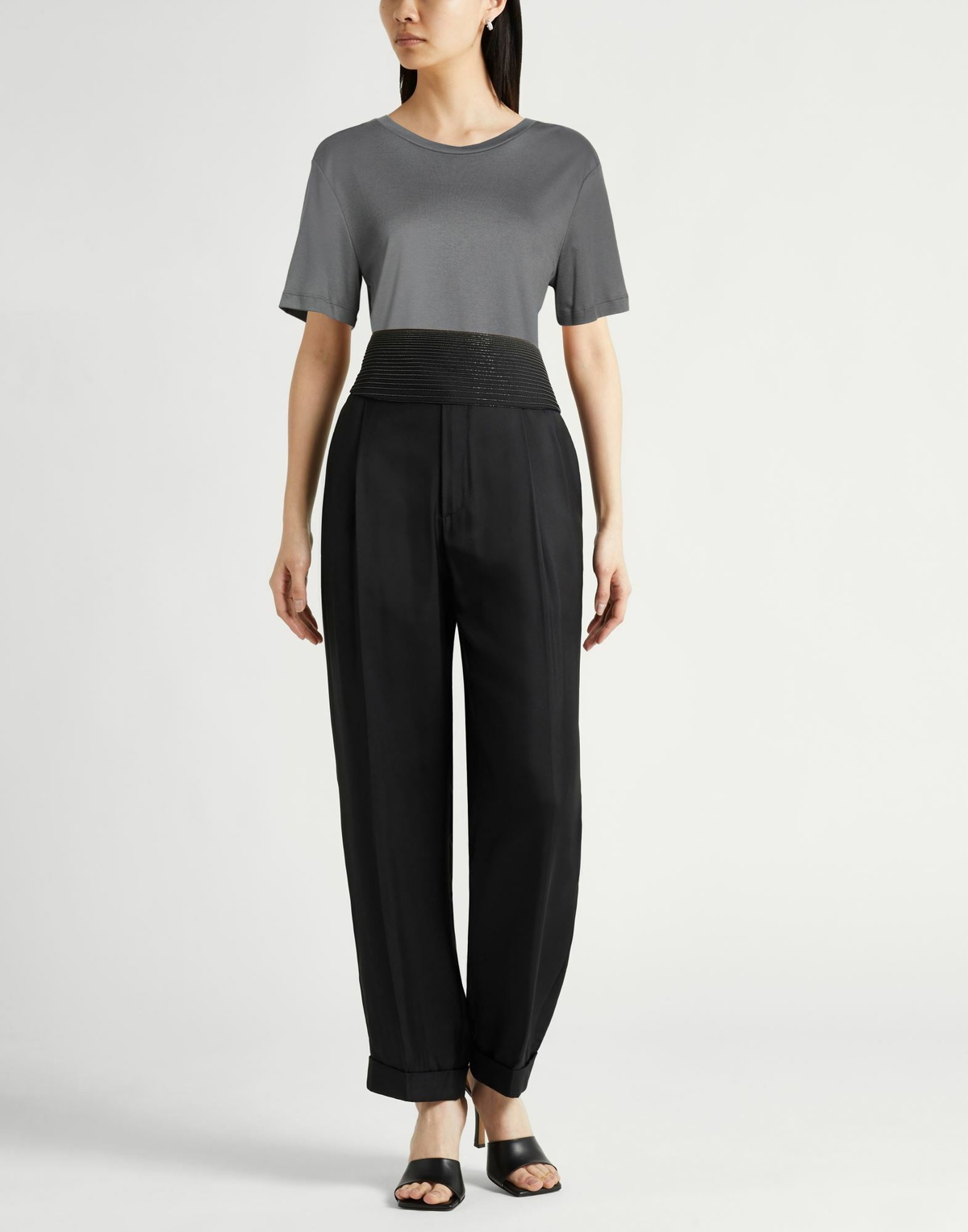 's Max Mara Womens T-shirt in Grey