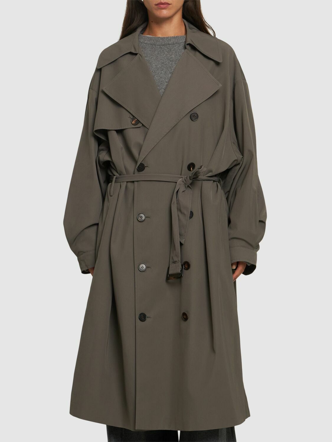 未使用 Kirov SHAREEF OVER SIZE TRENCH COAT The Kira Sheared Mink Trench Coat in Black | Pologeorgis.com