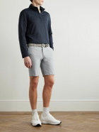 G/FORE - Brushed Tech-Jersey Half-Zip Golf Top - Blue