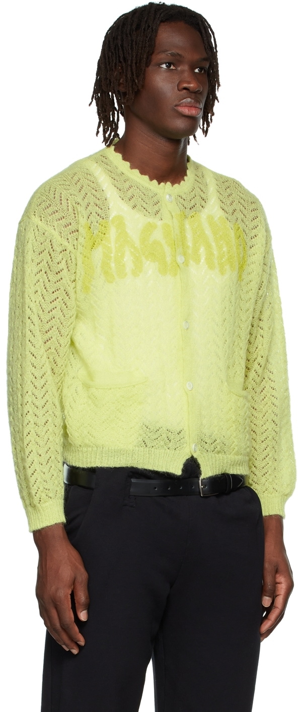 Magliano Yellow Bimbo Cardigan Magliano