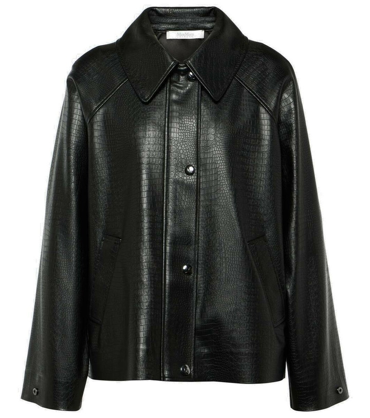 Photo: Max Mara Nepal faux leather jacket