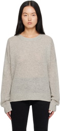6397 Gray Off-Gauge Sweater