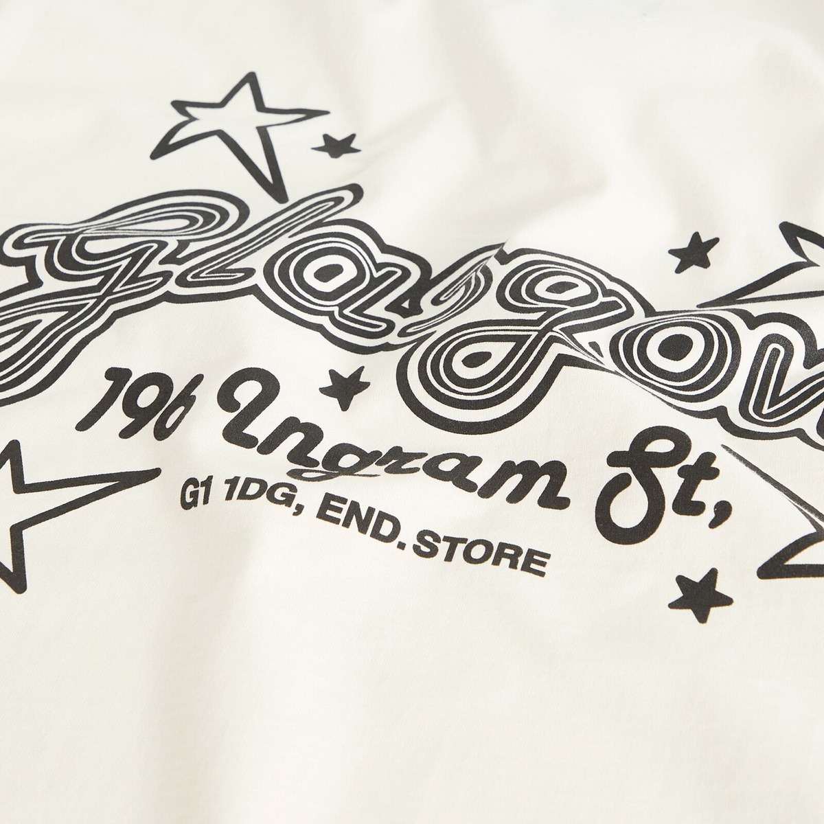 END. City Series 2.0 Glasgow T-Shirt in Ecru