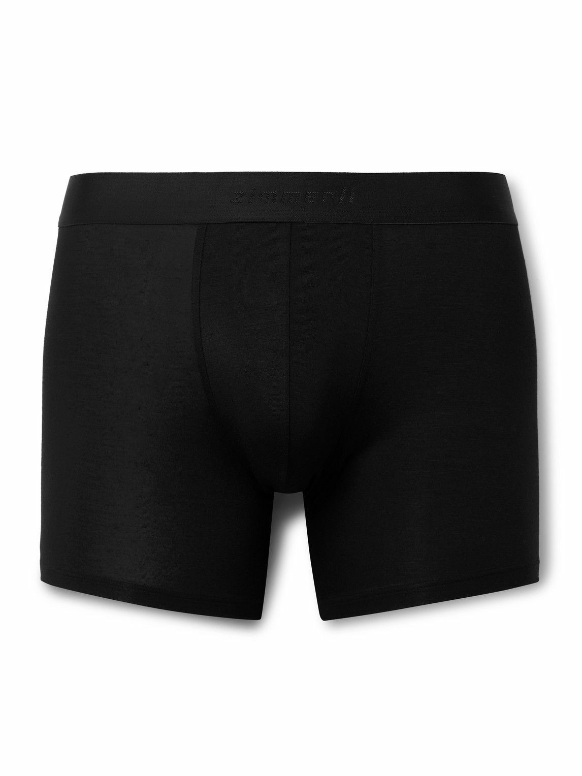 ZIMMERLI - Pureness Stretch-Micro Modal Boxer Briefs - Black