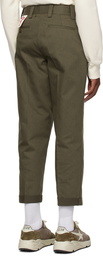 Golden Goose Khaki Straight Trousers