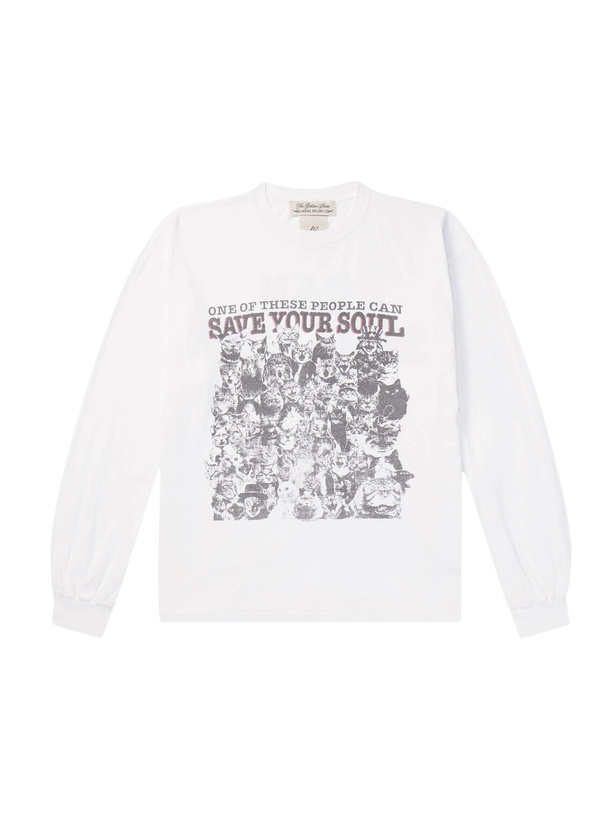 Photo: Remi Relief - Printed Cotton-Jersey T-Shirt - White