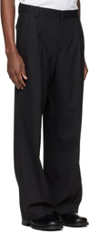 Hugo Black Modern-Fit Stretch Ripstop Trousers