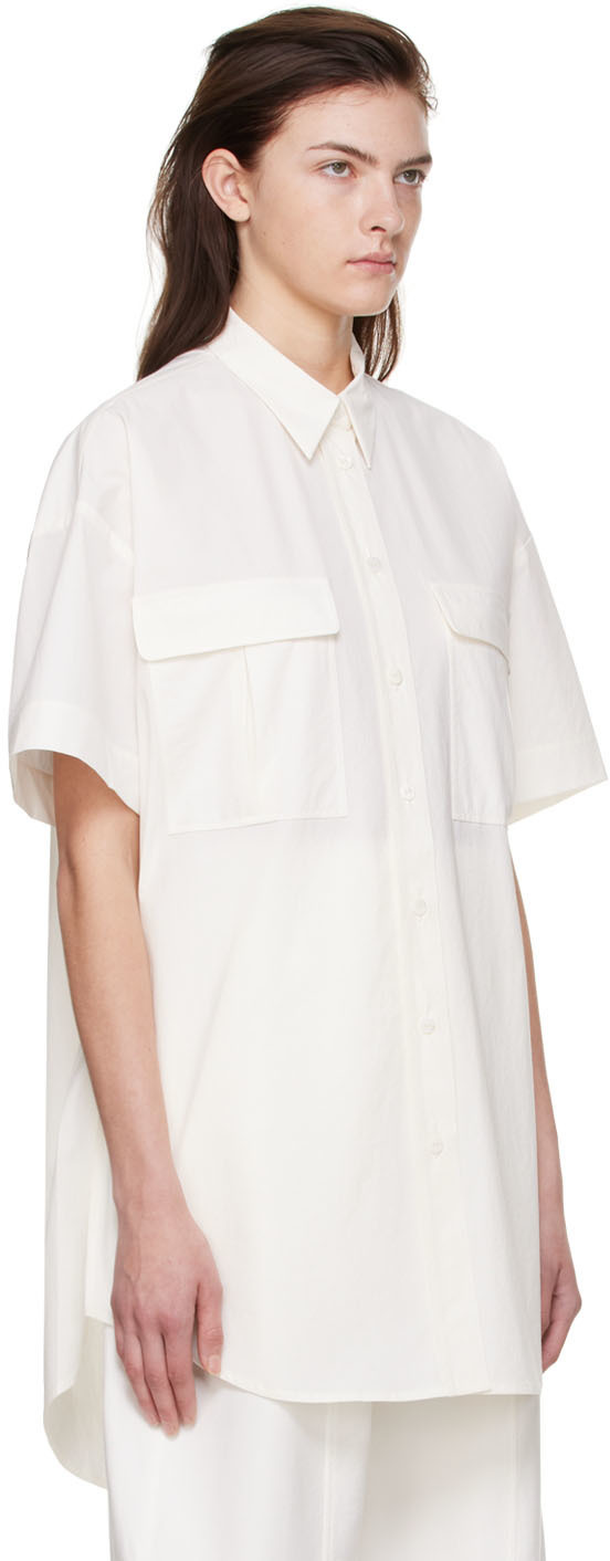 GIA STUDIOS White Nylon Shirt