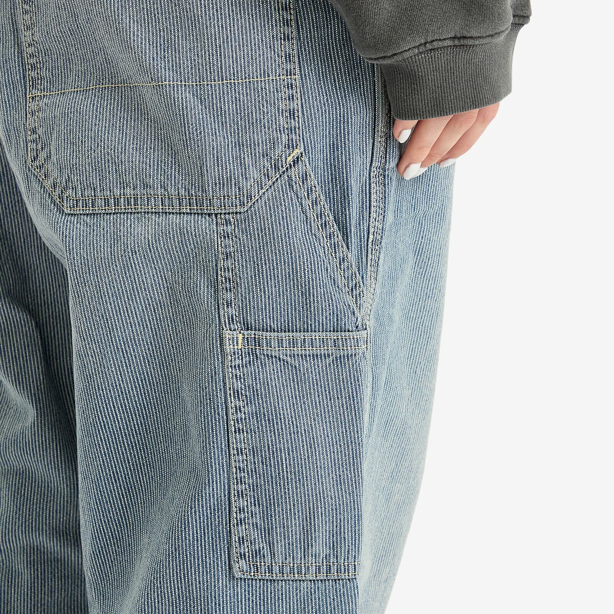 Gramicci Women's Japanese Denim Work Pant in Hickory