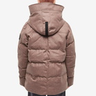 Canada Goose Men's Dynaluxe Wool Macmillan Parka Jacket in Quicksand Melange