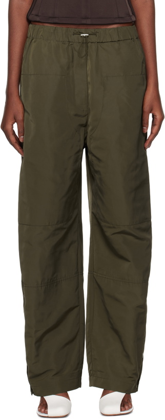 Photo: Paris Georgia Khaki Elemental Parachute Trousers