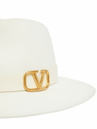 VALENTINO GARAVANI - V Logo Signature Fedora Hat