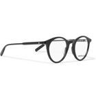 Montblanc - Round-Frame Acetate Optical Glasses - Black