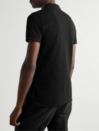 TOM FORD - Garment-Dyed Cotton-Piqué Polo Shirt - Black