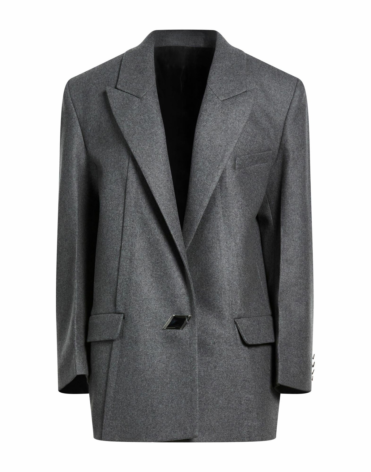 The Attico Womens Blazer in Grey