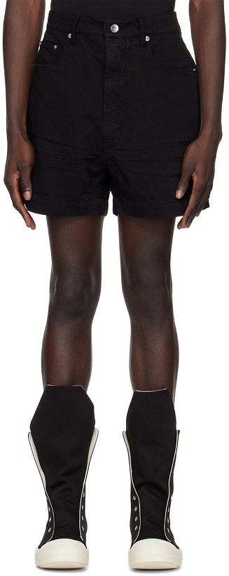 Photo: Rick Owens DRKSHDW Black Geth Shorts