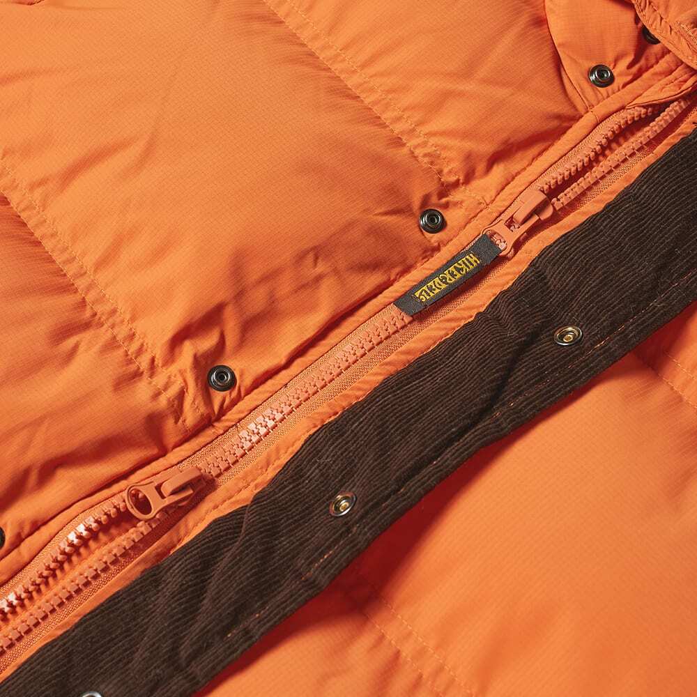 Topes Calland Hikerdelic Men's Calland Ripstop Puffer Jacket in Orange Hikerdelic