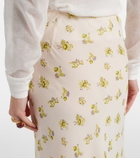 Dorothee Schumacher Airy Daydream floral midi skirt