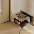 ferm LIVING Lager Bedside Table in Aluminium 