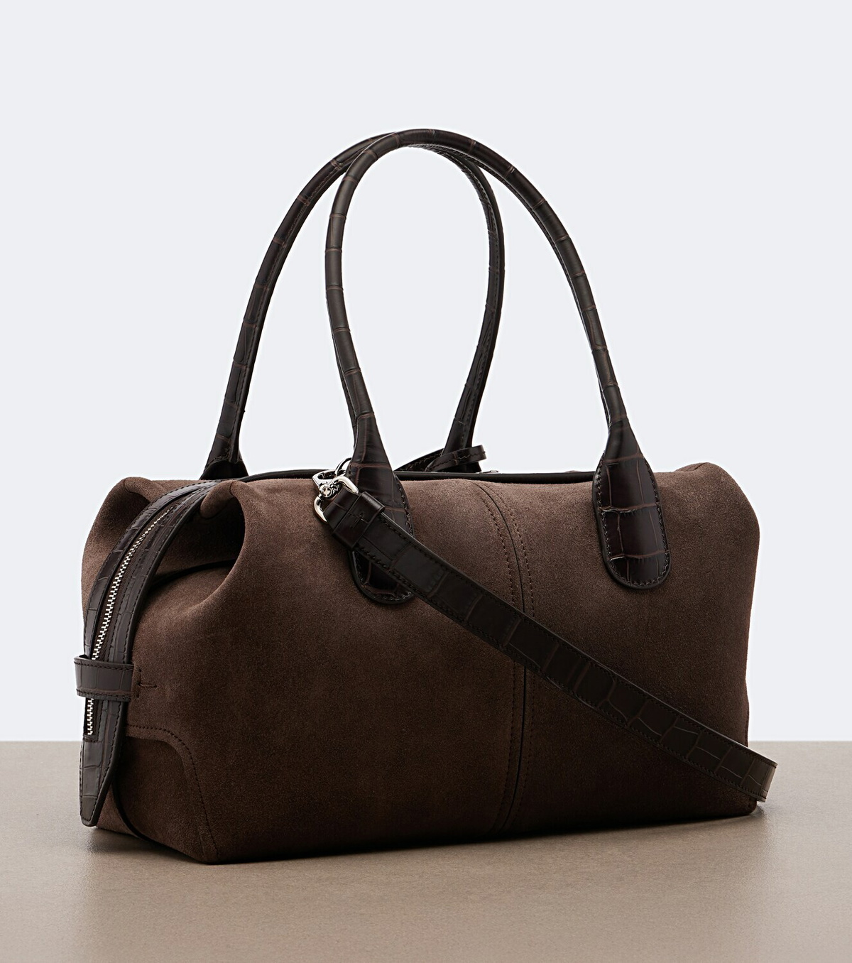Tod's Bauletto Small suede tote bag