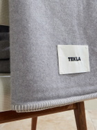 TEKLA - Logo-Appliquéd Wool Blanket