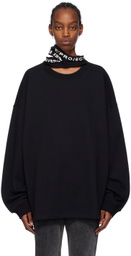 Y/Project Black Triple Collar Sweatshirt