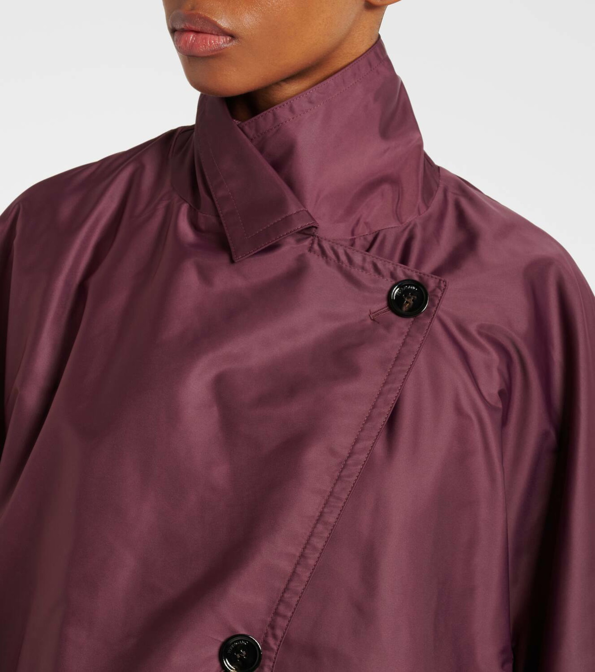 Ferragamo Zip-detail cotton belted trench coat main image 0