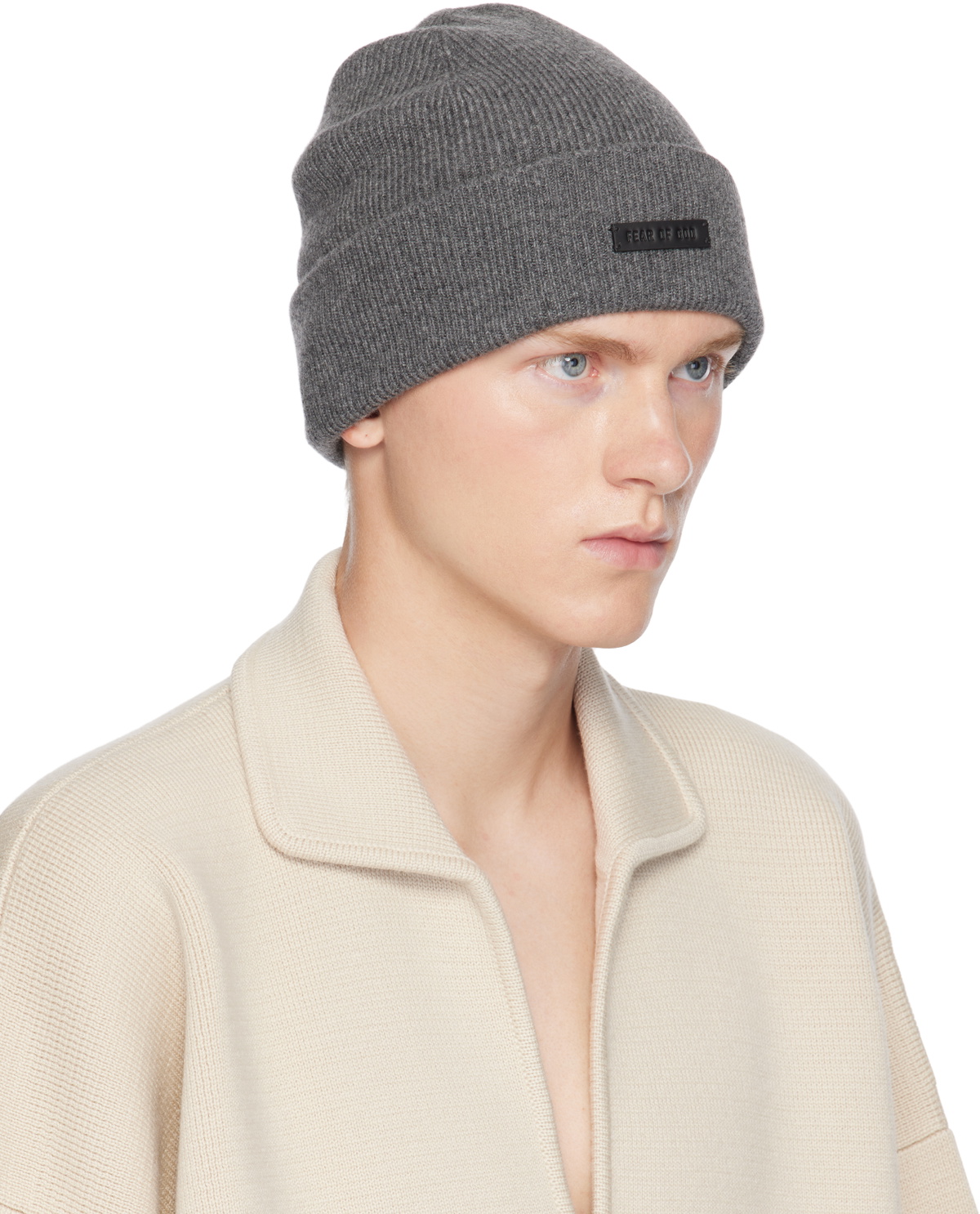 Fear of God Gray Cashmere Beanie