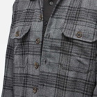 Universal Works Men's Check Wool Utility Overshirt in Grey