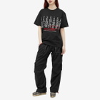 Pleasures Women's Calendar Heavyweight T-Shirt in Black