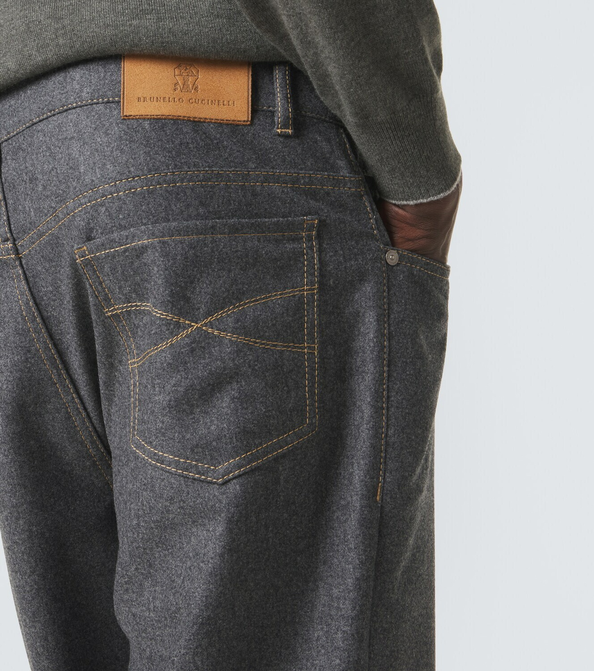Brunello Cucinelli Virgin wool straight pants