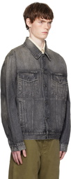 HOPE Gray Boxy Denim Jacket
