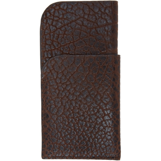 Photo: Lemaire Brown Leather Glasses Case