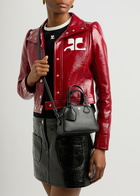 Courrèges AC Stud Mini Leather top Handle bag - Black - One Size