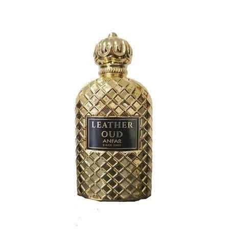 Anfar Mens Leather Oud Gold Edition EDP Spray 3.4 oz Fragrances 6292257641219